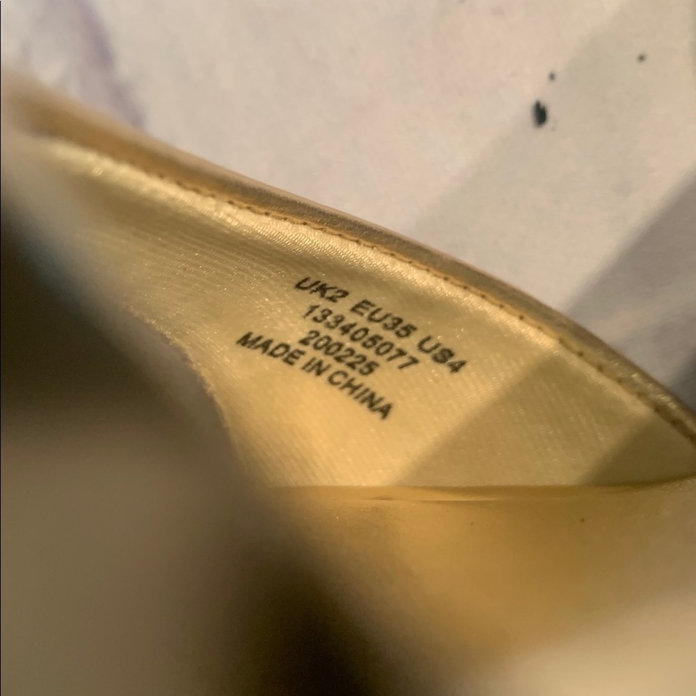ASOS Gold Block Heel Sandals - Picture 7 of 11